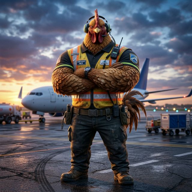 Rex the Rooster, Ramp Agent